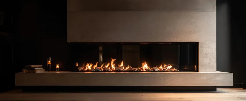 Gas Fireplace Ember Bed Design Services in Okemos, Michigan