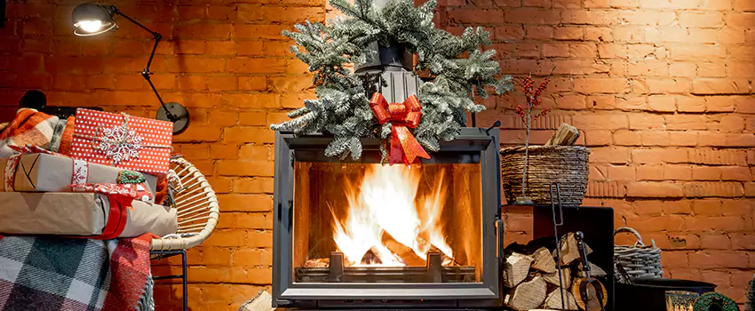 Travis Industries Linear Gas Fireplace Installation in Okemos, Michigan