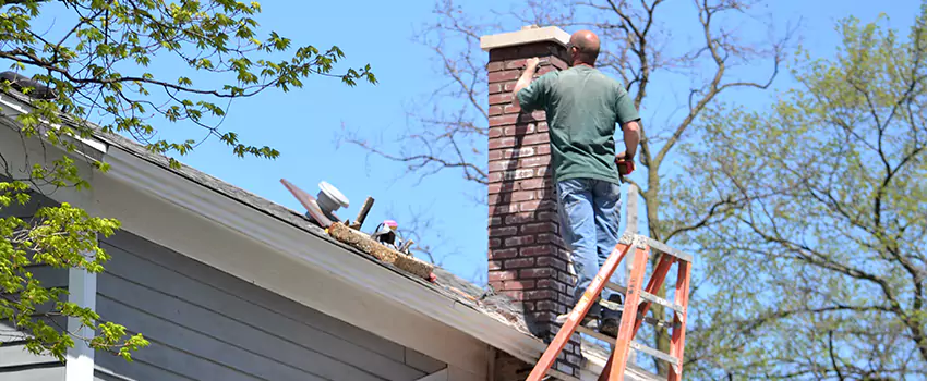 Vinyl and PVC Chimney Flashing Installation in Okemos, MI