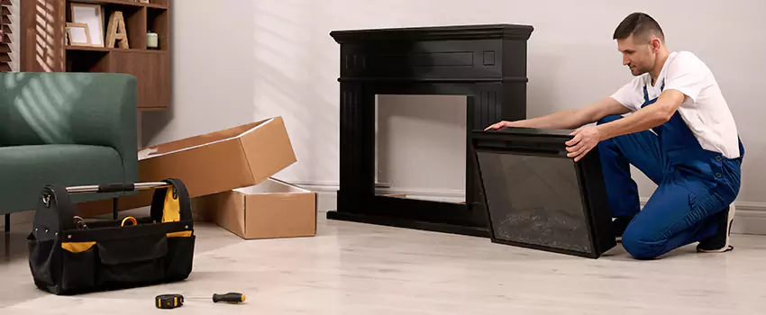 Old Rusted Metal Fireplace Repair And Replacement in Okemos, MI