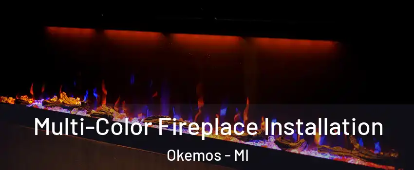  Multi-Color Fireplace Installation Okemos - MI
