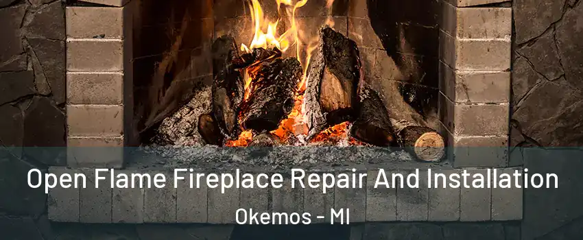  Open Flame Fireplace Repair And Installation Okemos - MI